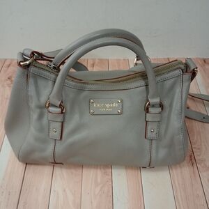 Kate Spade Woman's Grey Leather Handbag